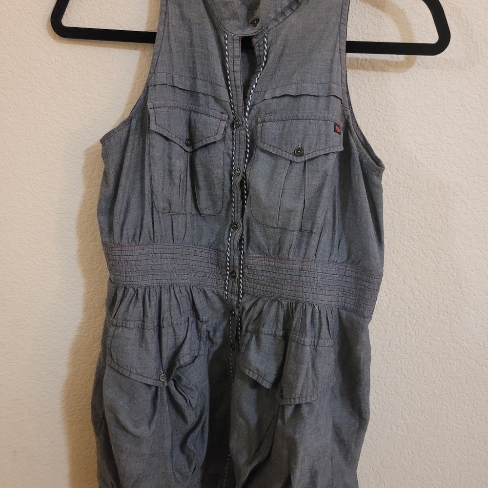 Pepe Jeans sleeveless button up